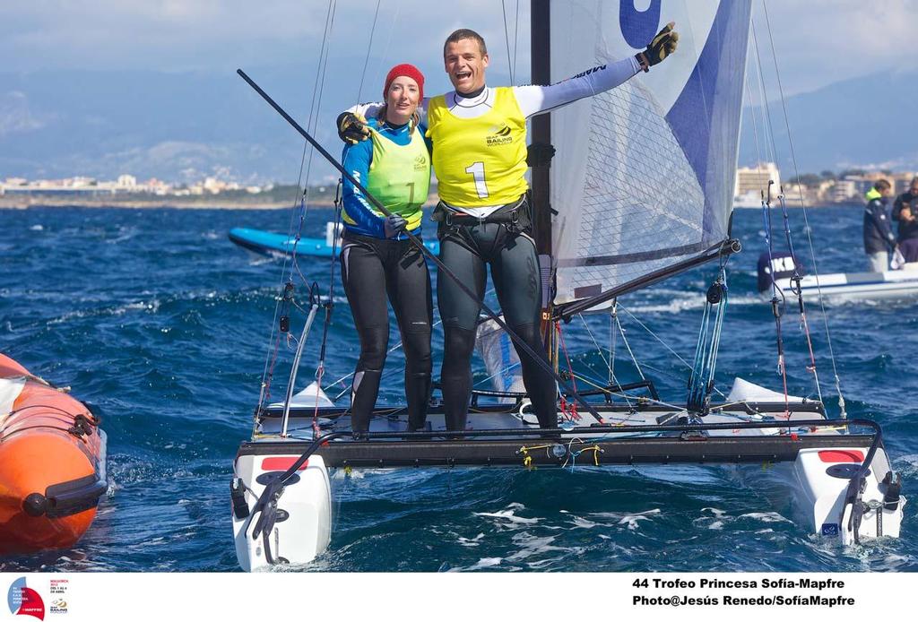 44 Trofeo Princesa Sofia Mapfre Medal Race, day 6 - Nacra 17  NED  NED-040  27  Mandy Mulder  Thijs Visser © Jesus Renedo / Sofia Mapfre http://www.sailingstock.com